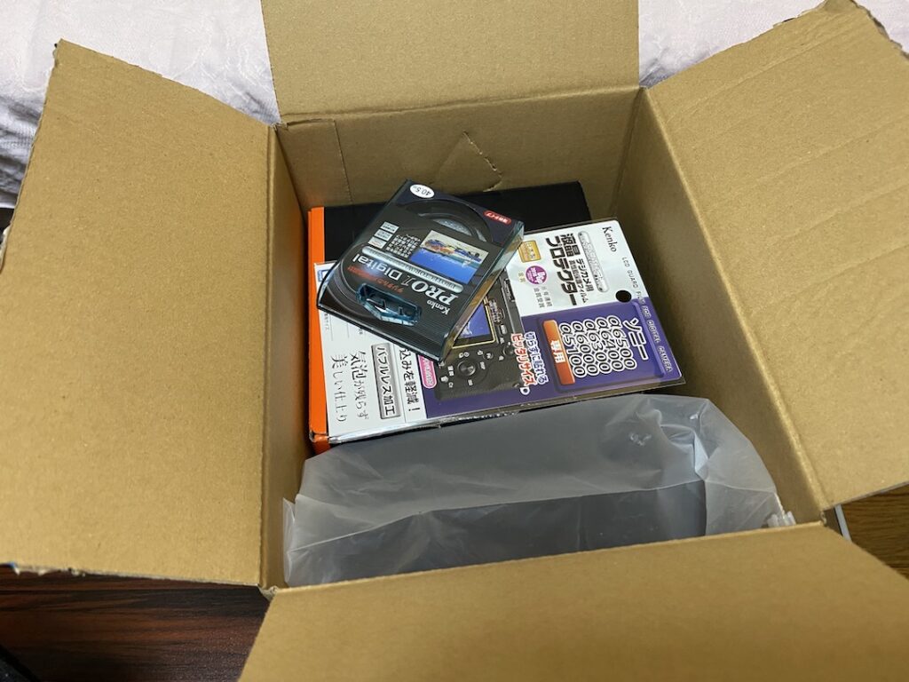 α6400購入レビュー！　箱から開けたら